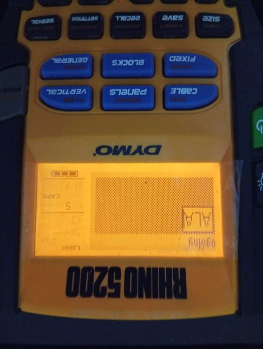 Drukarka przenośna Dymo RHINO 5200 Jak Nowa - zestaw walizkowy