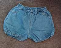 Szorty jeansowe, krótkie spodenki dla dziewczynki Cool Club r. 74
