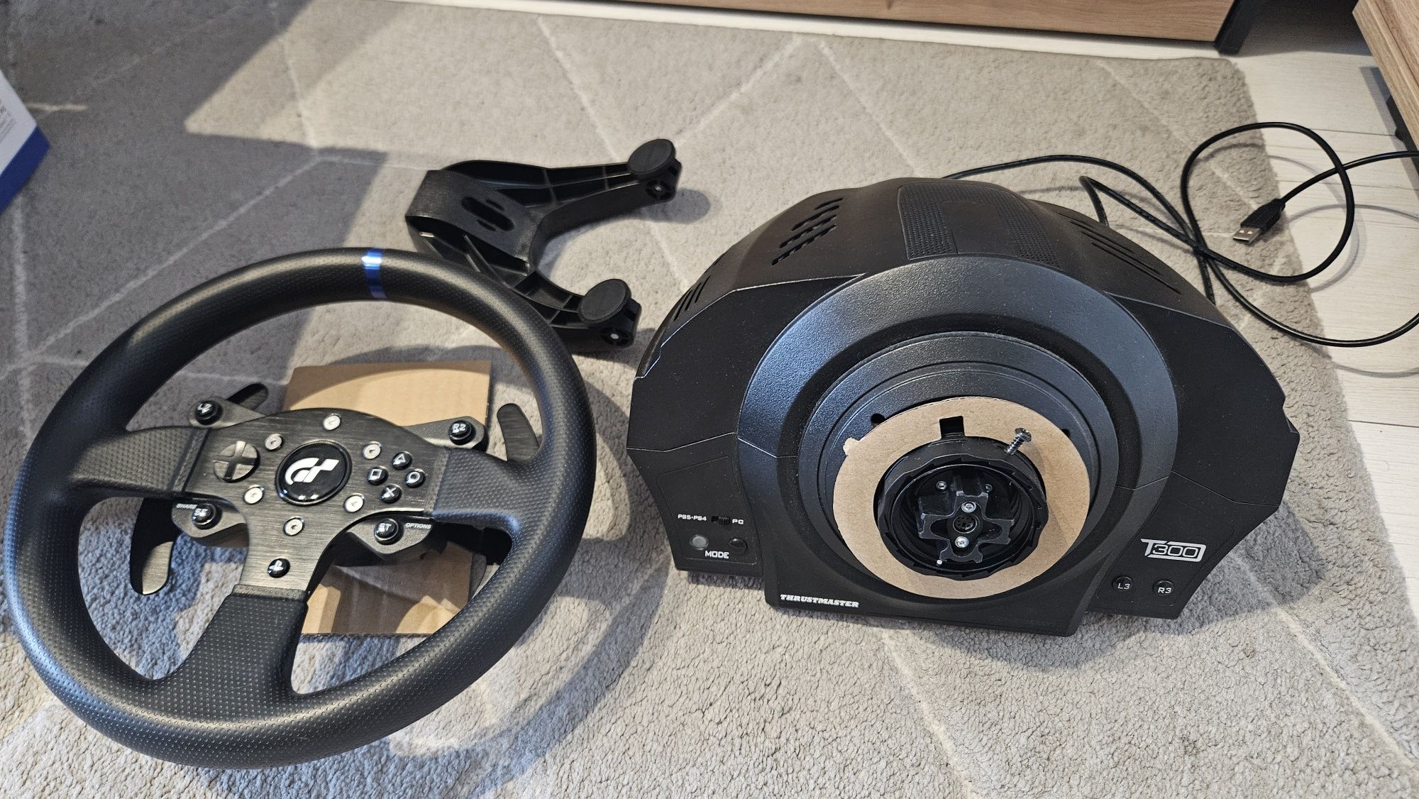 Kierownica Thrustmaster t300 rs gt, th8a oraz ręczny