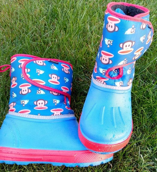 Śniegowce, kozaki, zimowe buty H&M r. 30 małpa