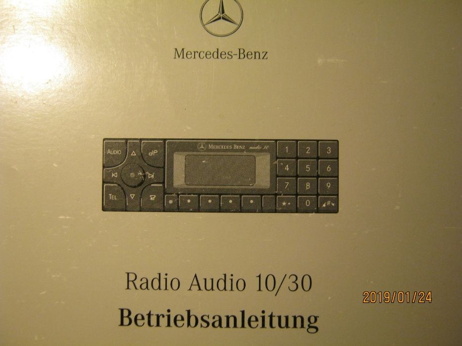 Mercedes W 210 instrukcja obslugi+instr.obsl.radia
