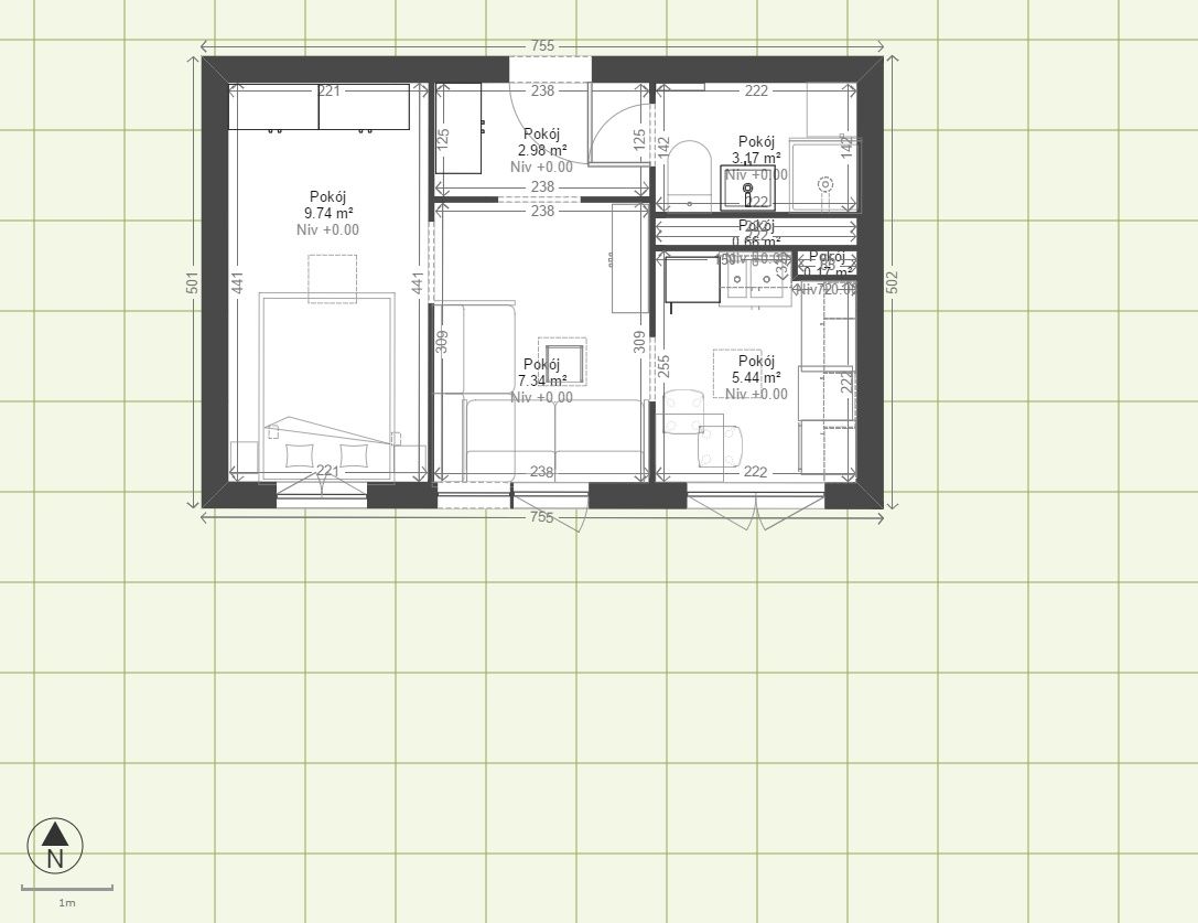 Mieszkanie do wynajęcia 2 pokoje  Mokotów 31 m 2