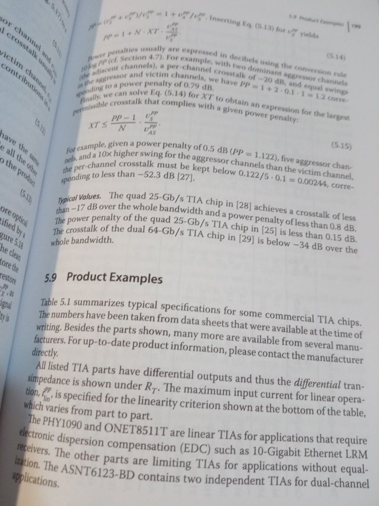 Analysis and of Transimpedance Amplifiers for Optical Re - Säckinger