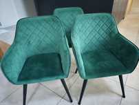 Krzesło fotel pikowane zielone Homla SHELTON 
Krzesło SHELTO6x60x84 c