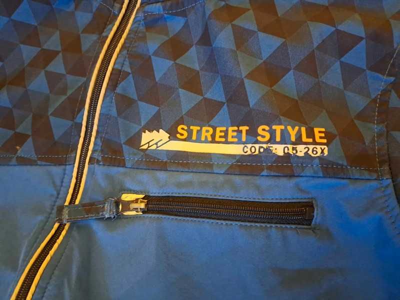 Kurtka dziecięca 13 14 15 lat 158 164 odblaski softshell outdoor YFK