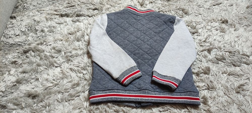 Bluza pikowana Ala kurtka dla chłopca jesień ciepła 104