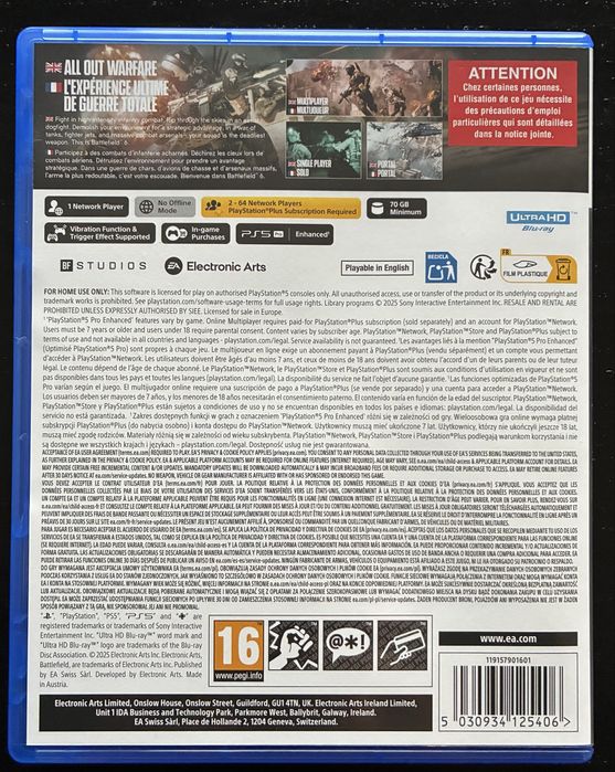*** Battlefield 6, gra PS5 ***