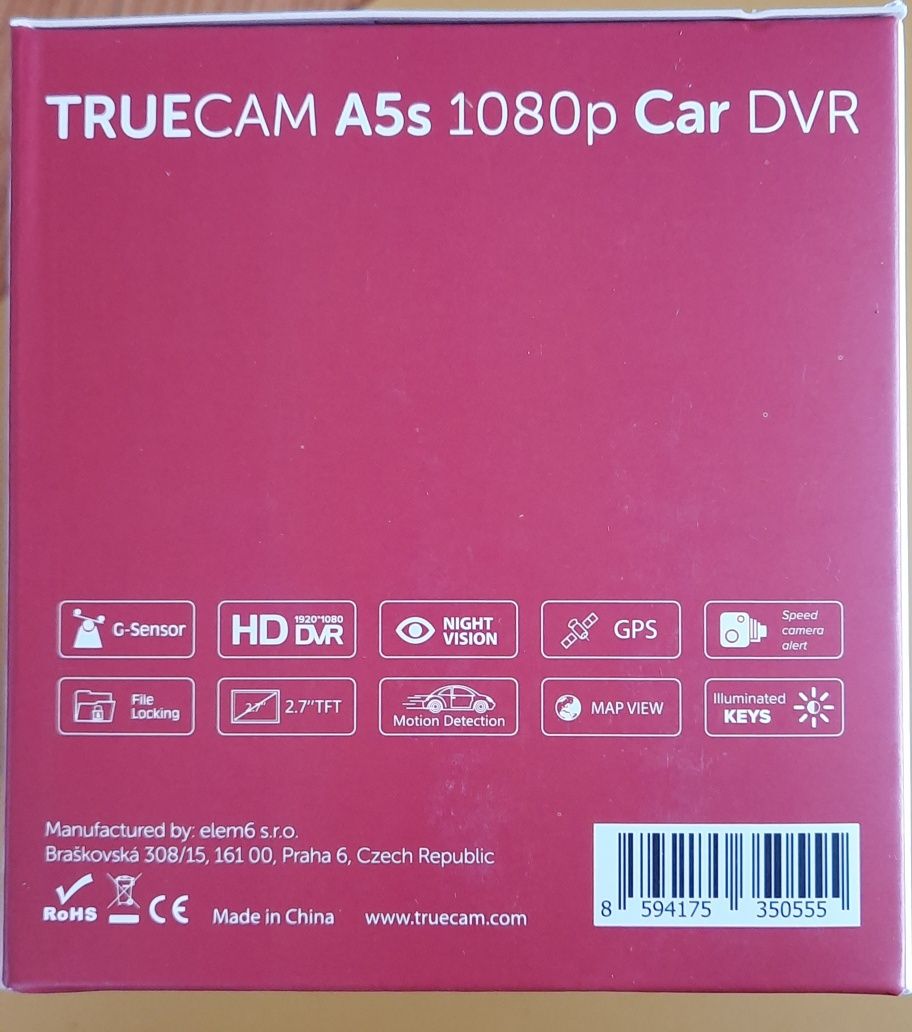Rejestrator samochodowy TrueCam A5s