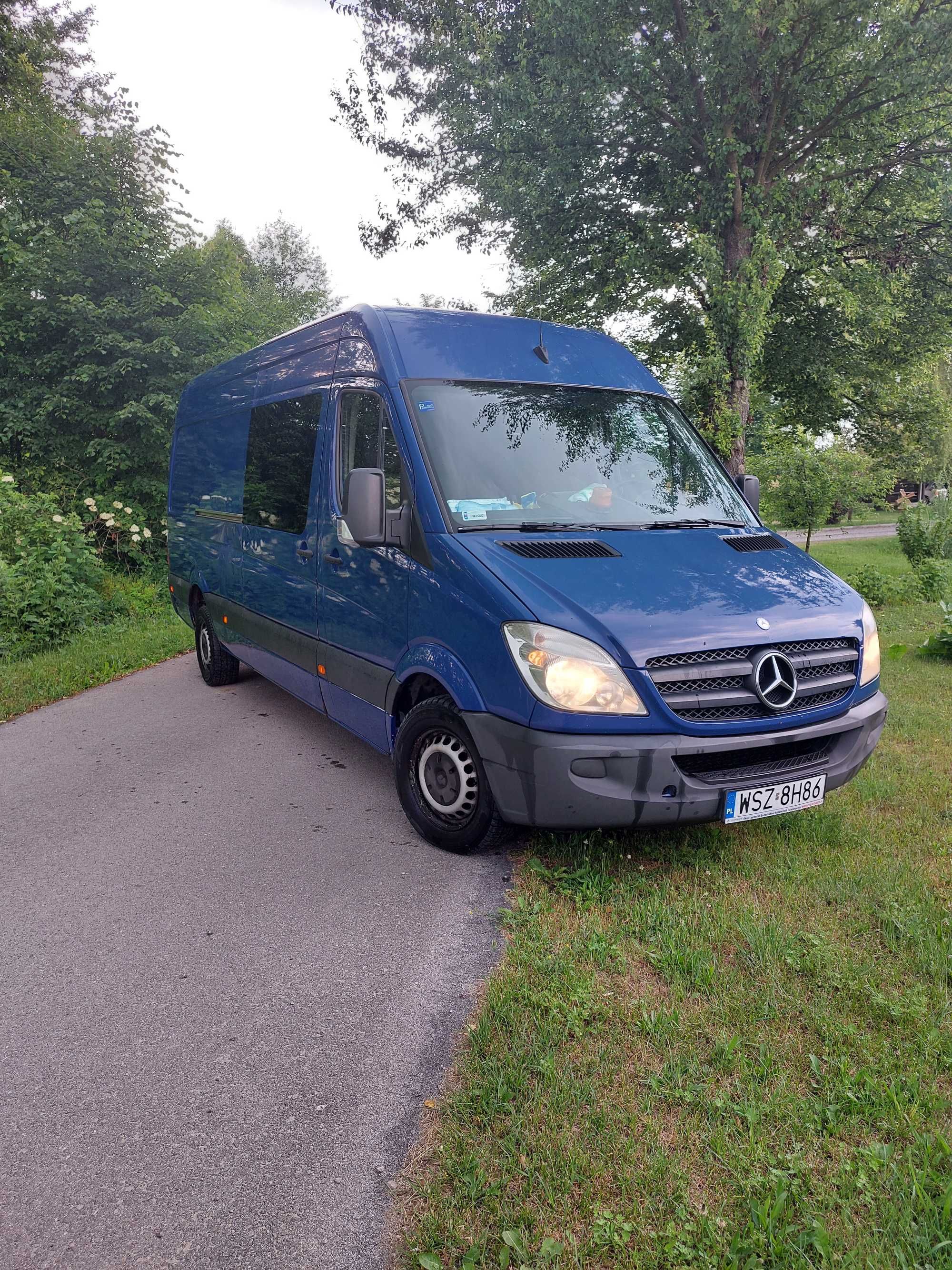 Mercedes-Benz Sprinter 313, 906, BRYGADÓWKA MAXI 6 Miejsc,