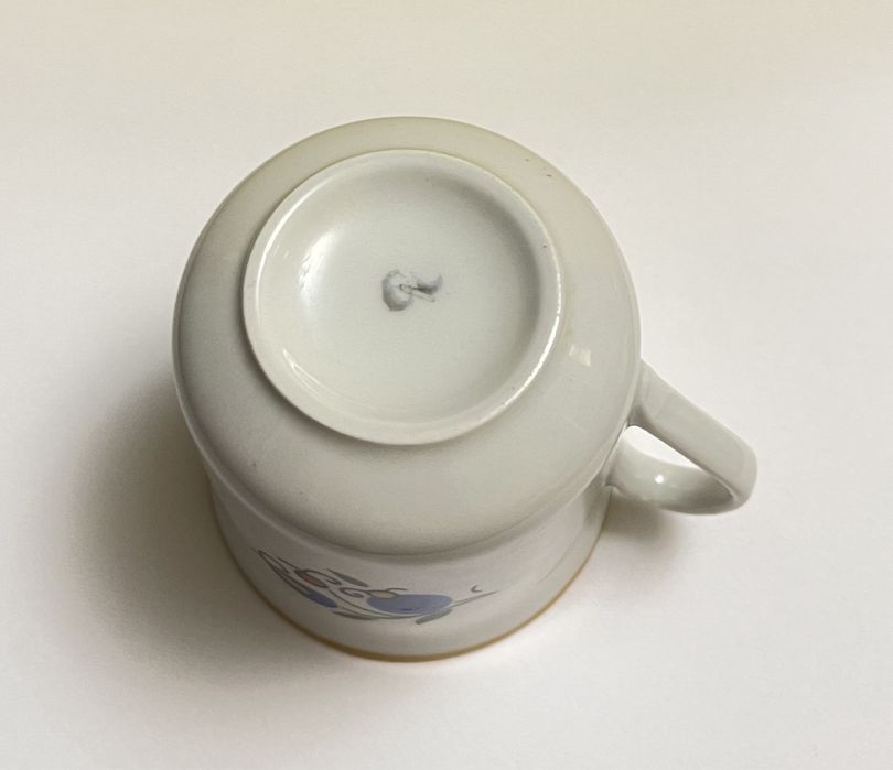 Filiżanka mini kubeczek porcelanowy motyw ludowy kaszubski