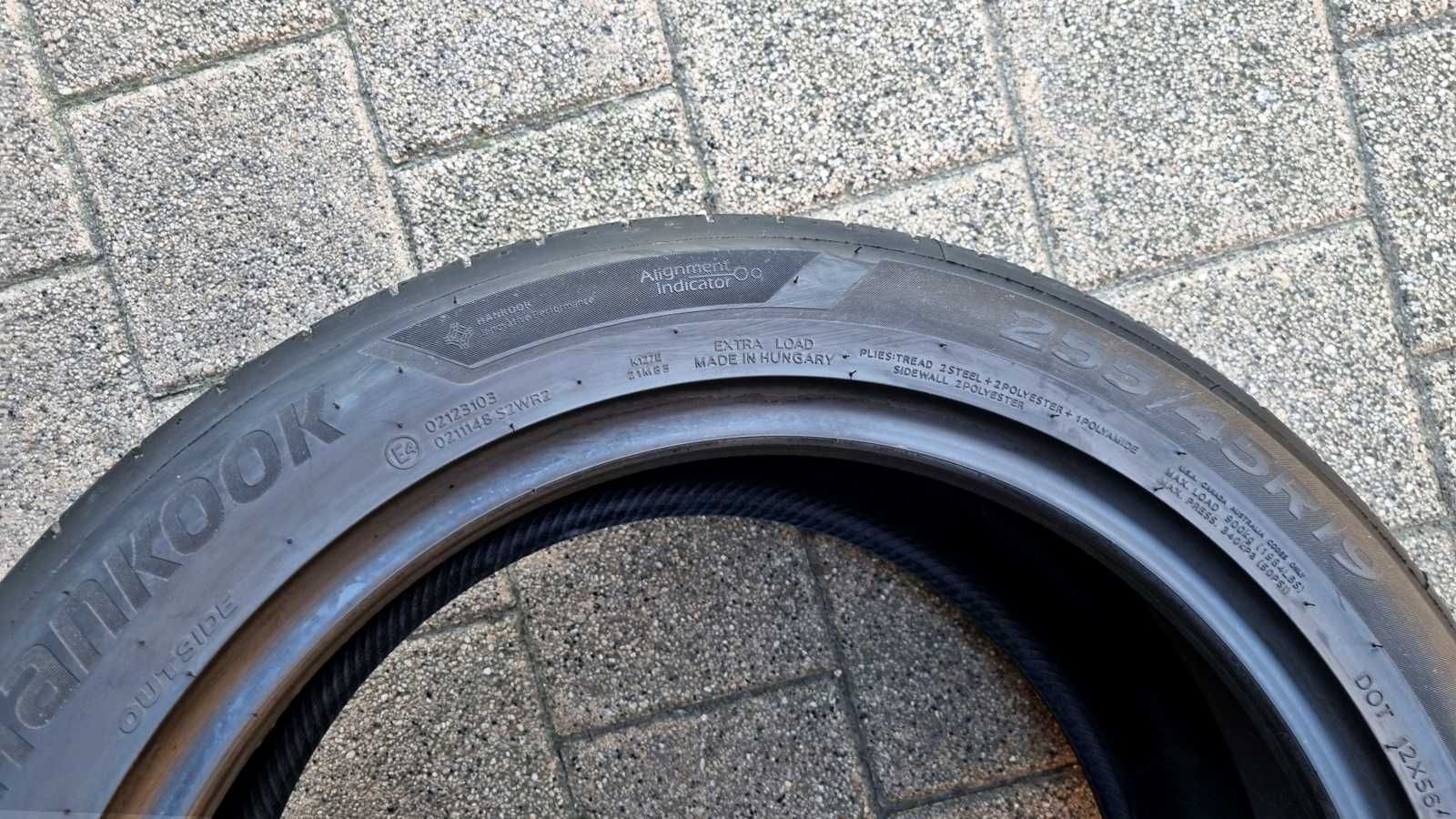 Hankook Ventus S1 Evo3 255/45R19 104W ev T2 XL FR Sound Ab. 2023 Nowe
