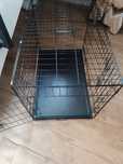 Duża klatka kanelowa, metalowa dla psów  90x56x63