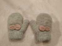 Ciepłe rękawiczki niemowlęce z jednym palcem