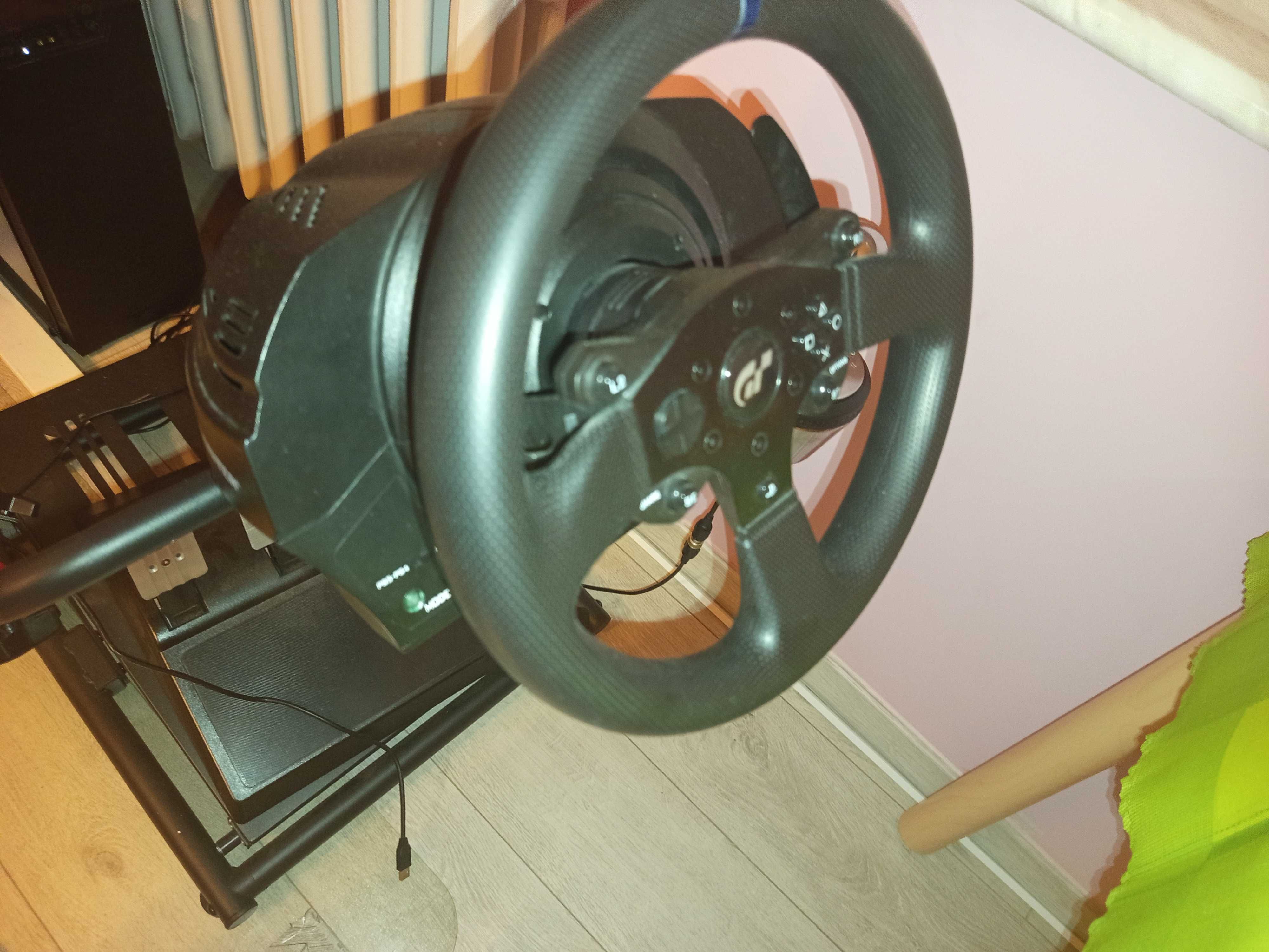 Kierownica Thrustmaster t300 + Th8a + stojak