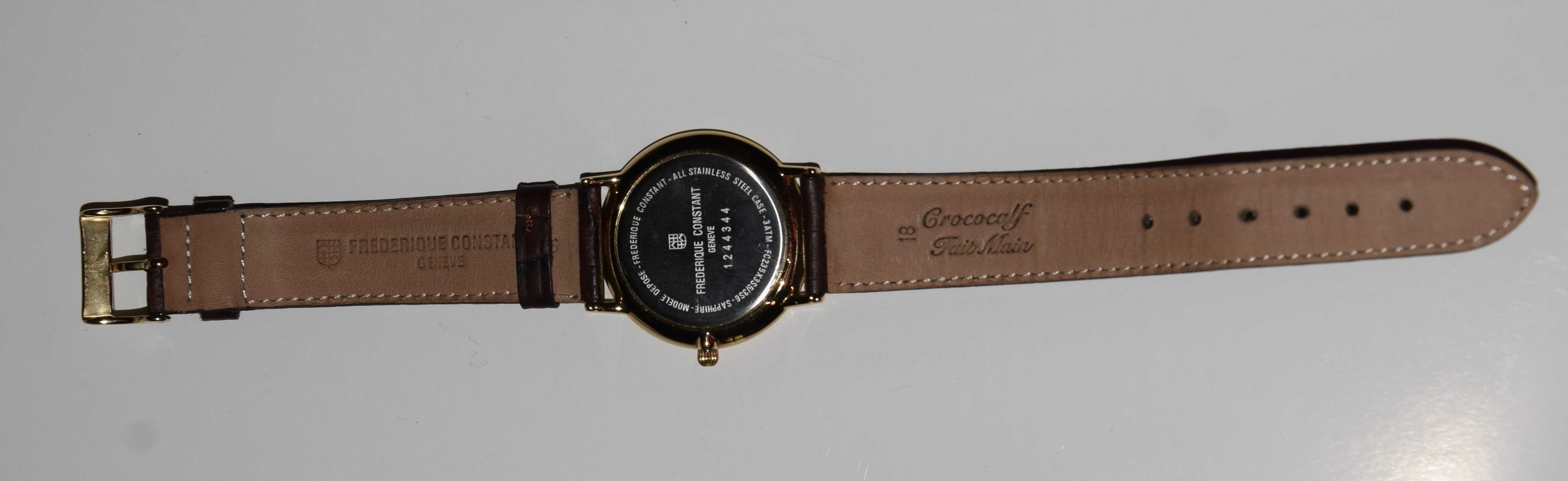 Relógio Frederique Constant , coleção Slimline , Geneve-Suiça