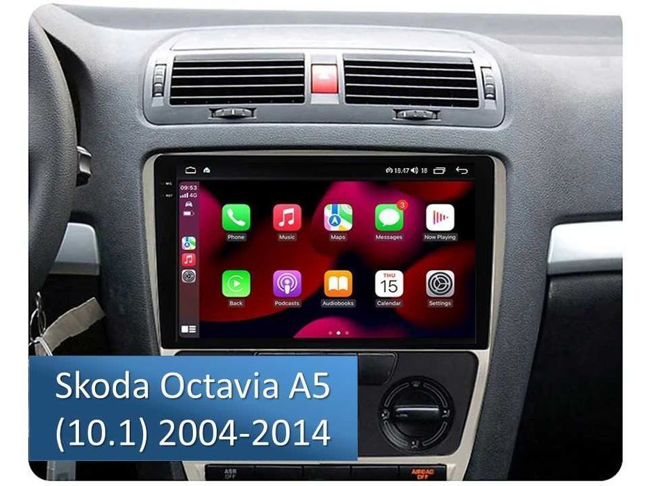 Radio samochodowe Android Skoda Octavia A5 (10.1", sliver) 2004.-2014