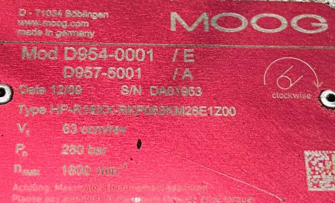 Moog HP-R18XX-RKP063KM28E1Z00 Pompa hydrauliczna