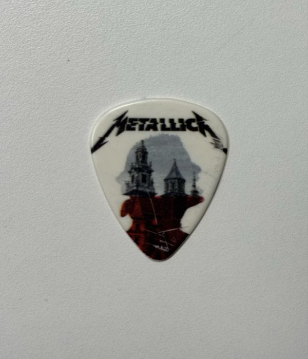 Oryginalna kostka gitarowa Metallica Kraków 28.04.2018