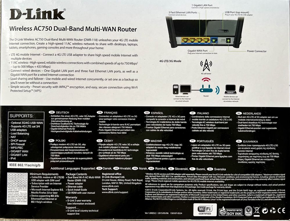 D-Link Dual-Band Multi WAN Router