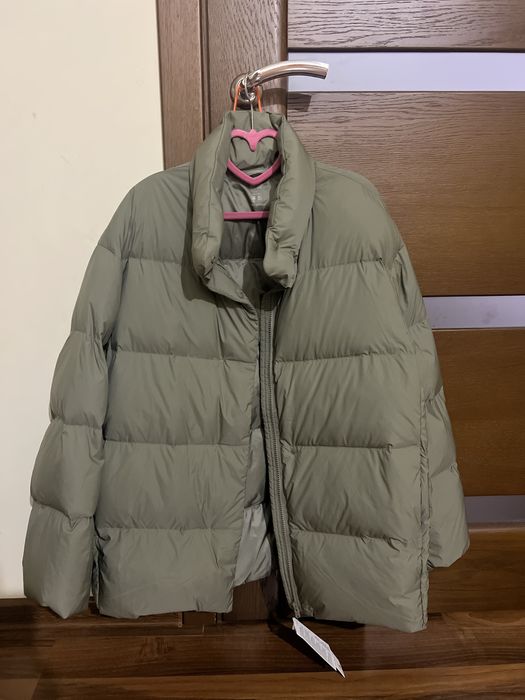 Пуховик кокон uniqlo