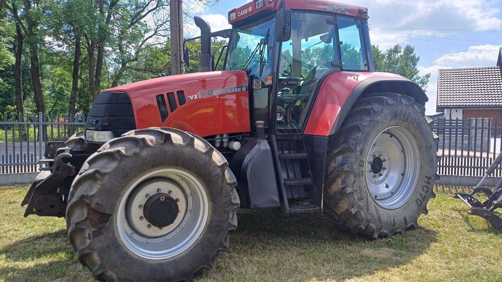 CASE CVX170,2002 rok ,amortyzowana kabina, miękka oś, TUZ, opony 95%