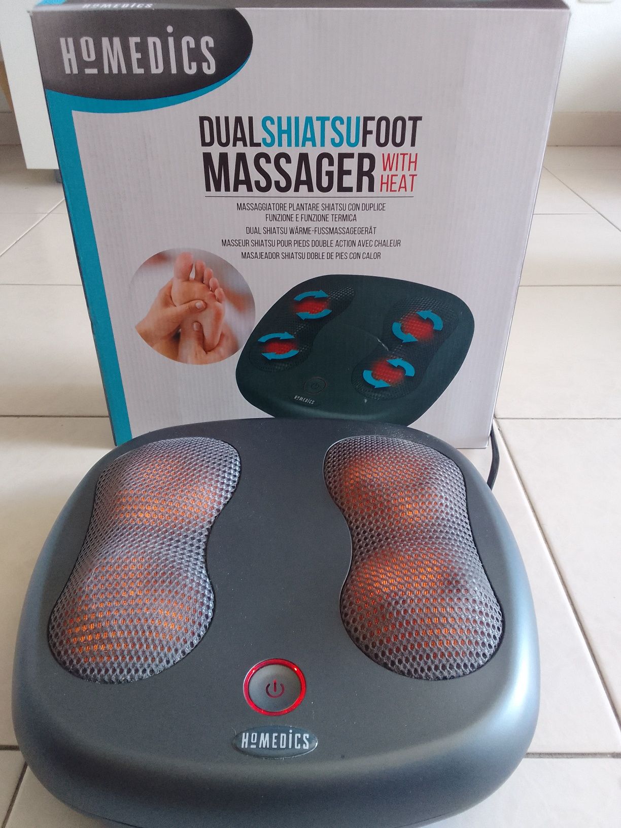 Massageador para os pés