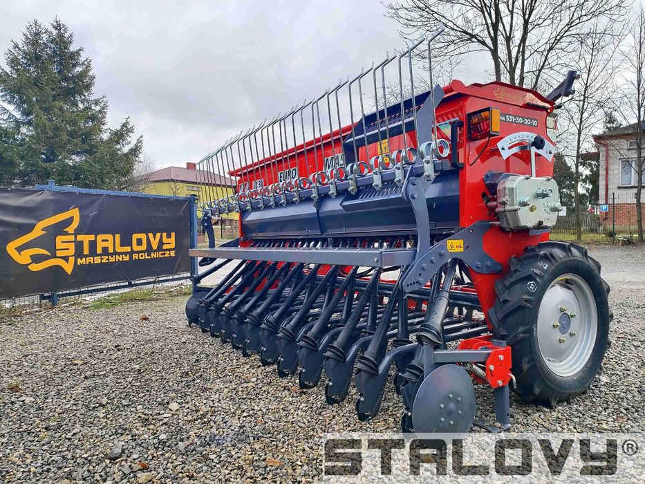 Siewnik zbożowy stopkowy talerzowy nabudowany 2,5 2,7 3,0 Stalovy nowy
