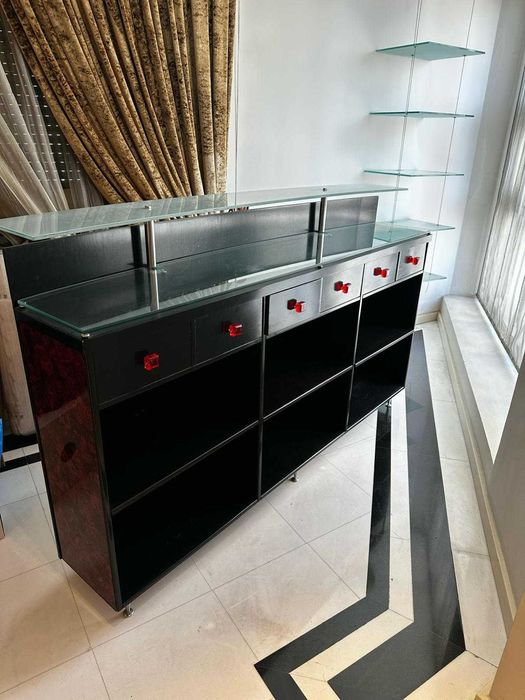 Móvel Bar Curvo Moderno