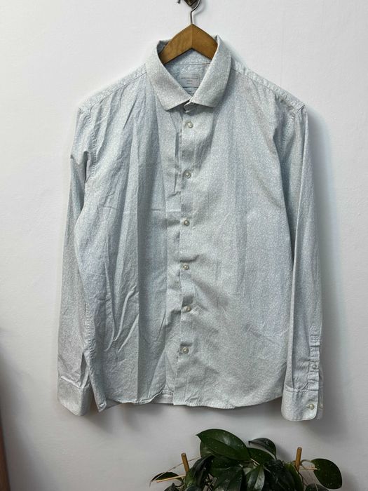 Koszula z długim rękawem bawełniana jasnoniebieska Selected Homme L 42