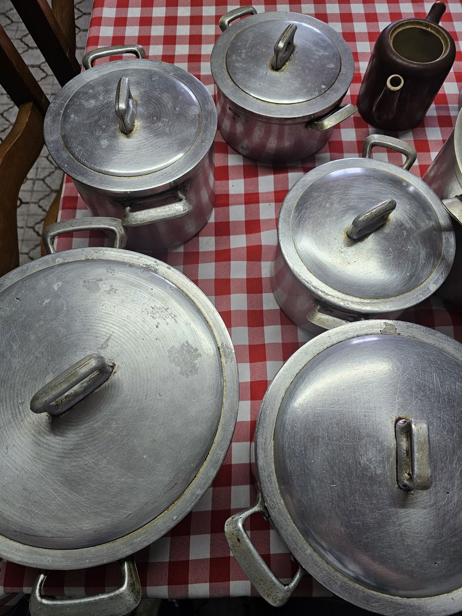 Panelas de vários tamanhos