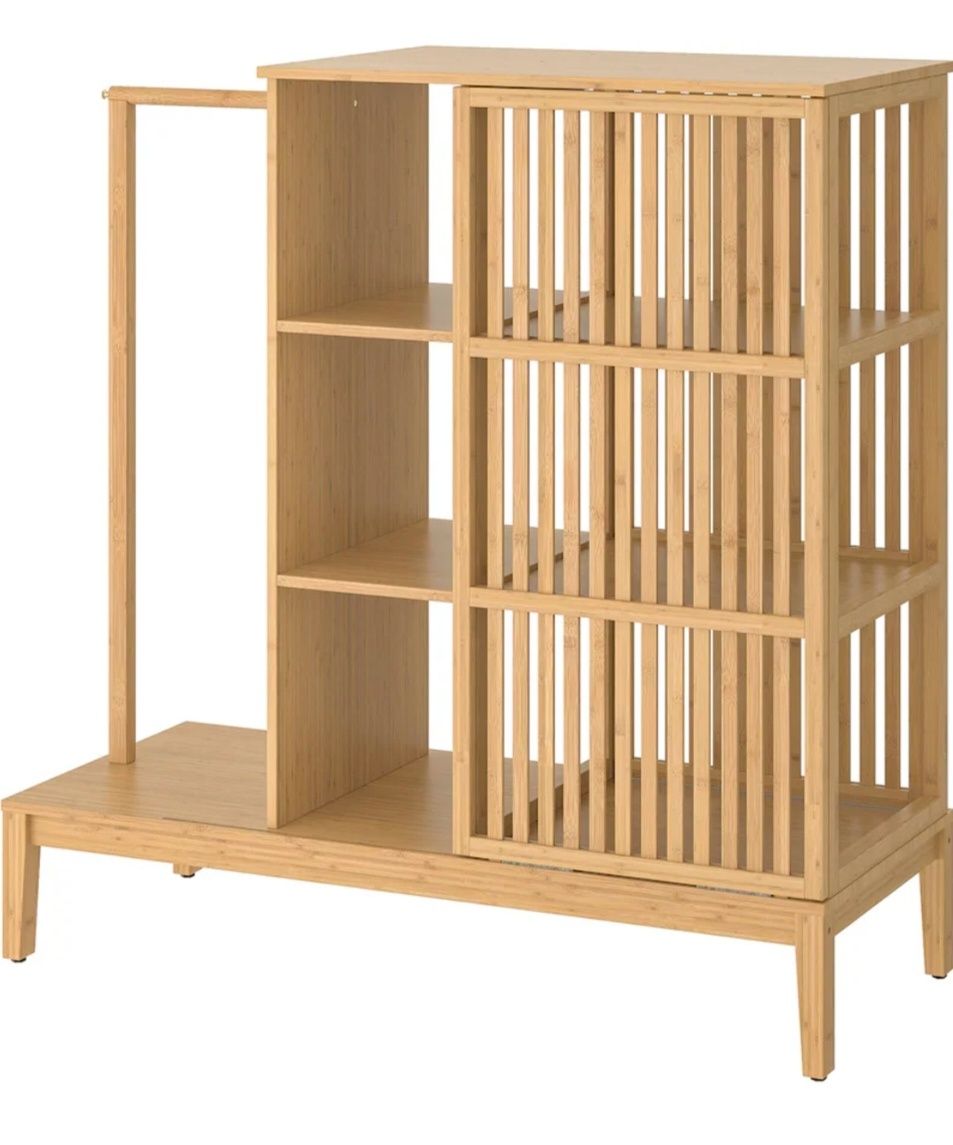 Móvel arrumação bambu Ikea