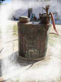 Máquina de sulfato antiga