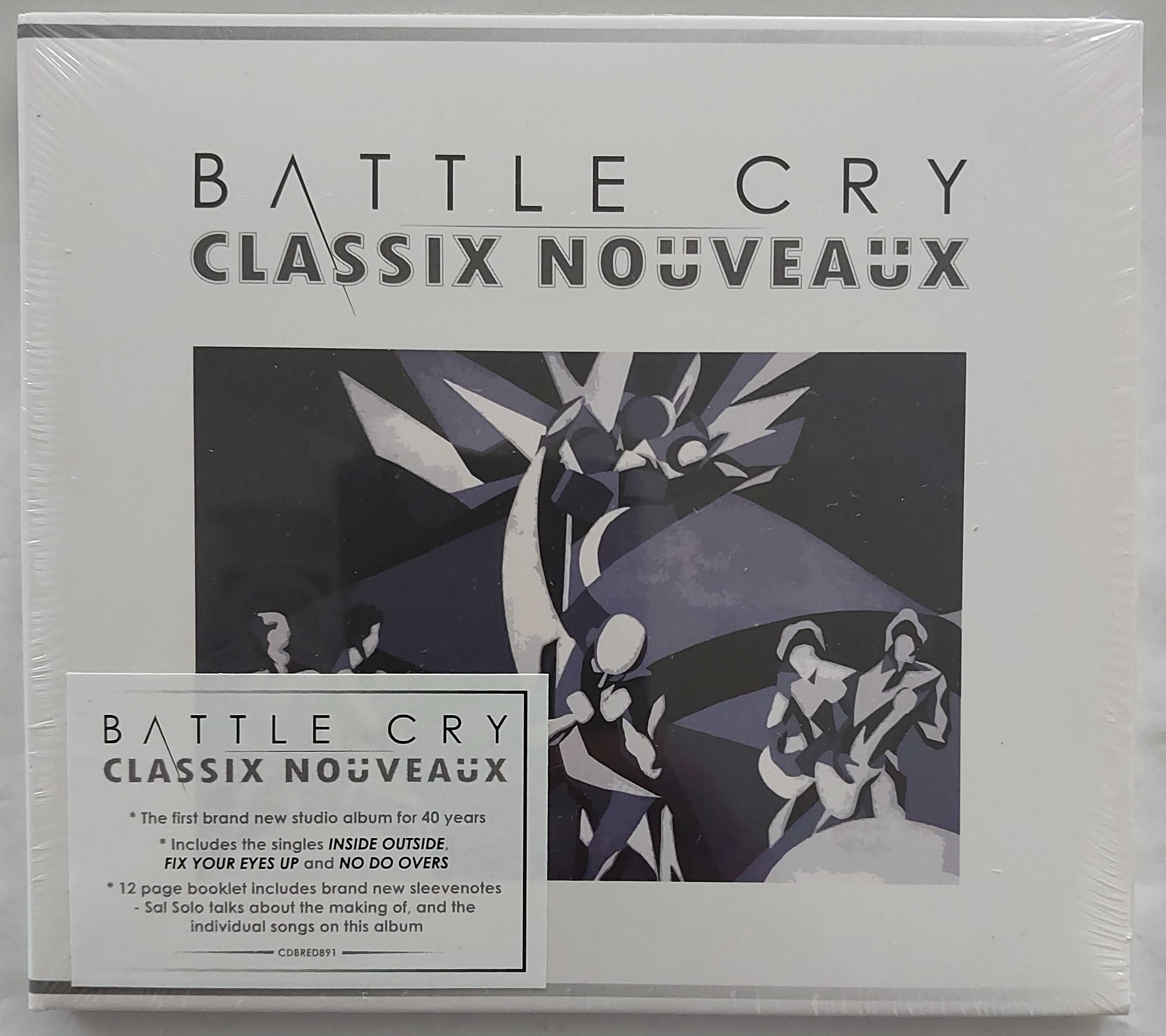 Classix Nouveaux Battle Cry CD nowa w folii Cherry Red digipack