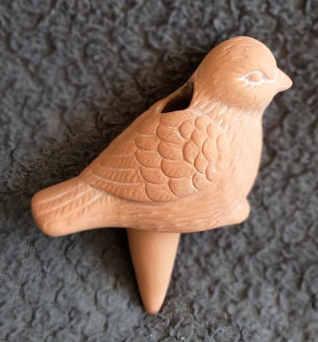 Ceramiczna figurka ptaka do nawadniania