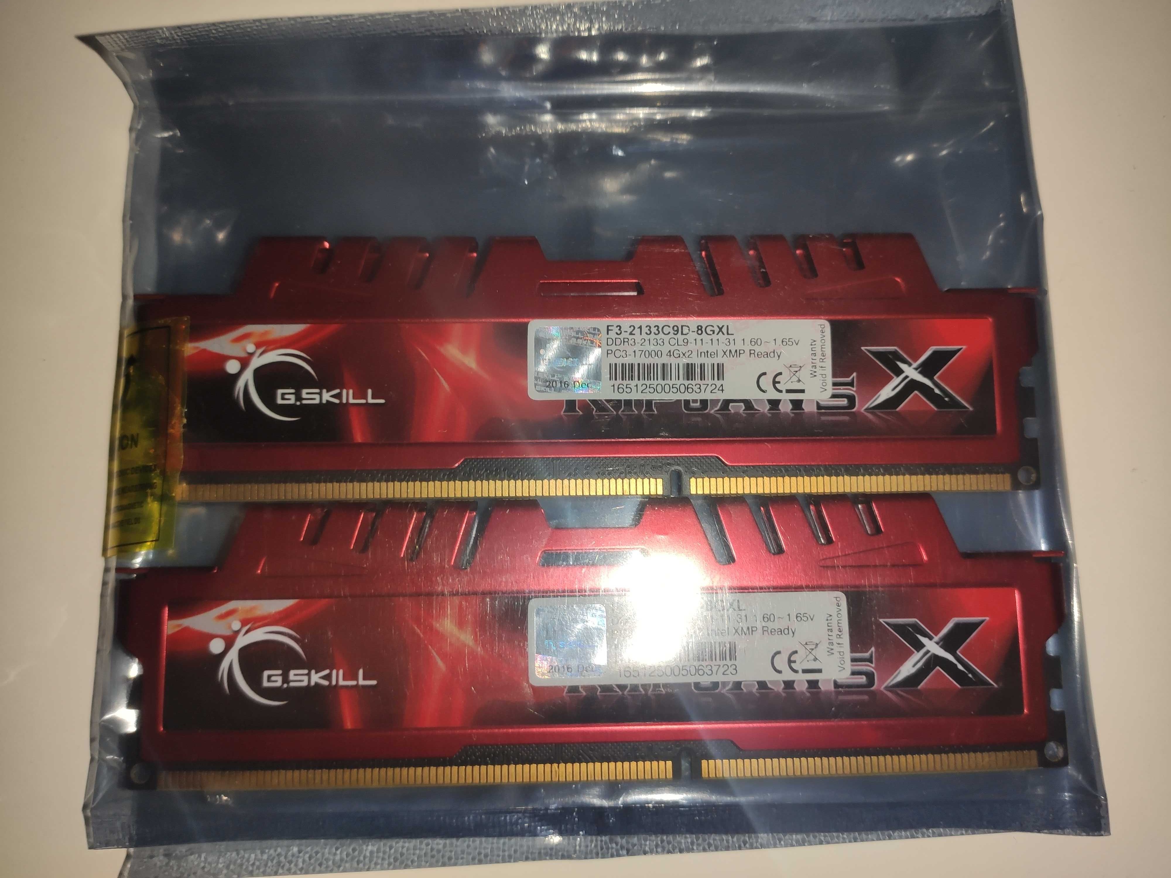 Memória RAM G.Skill 16GB Ripjaws X (2x 8GB) DDR3 2133MHz
