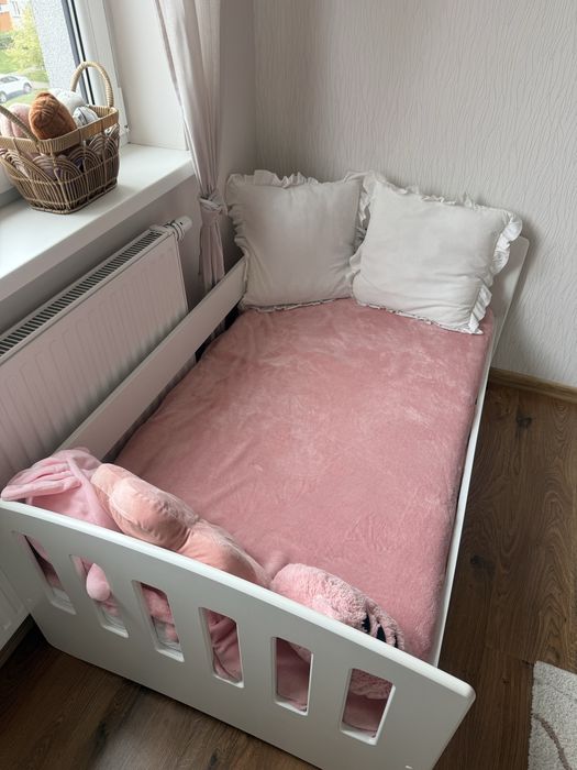Łóżko dziecięce 80x140 z szufladą + materac