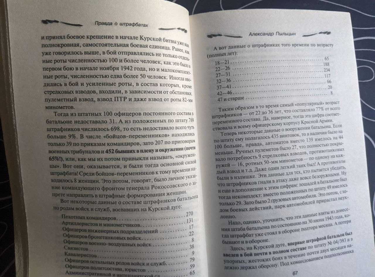 Александр Пыльцын Правда о штрафбатах