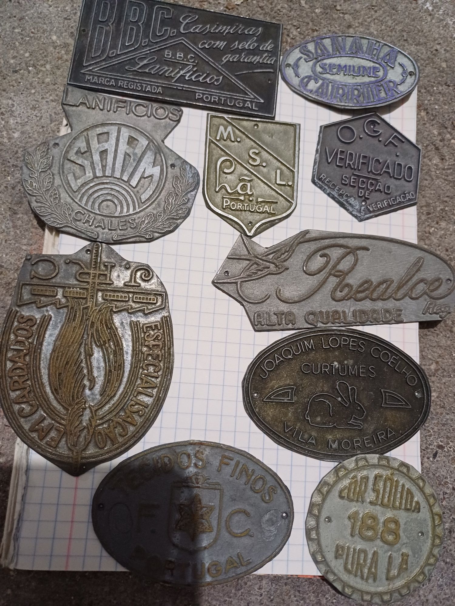 Chapas zincogravuras