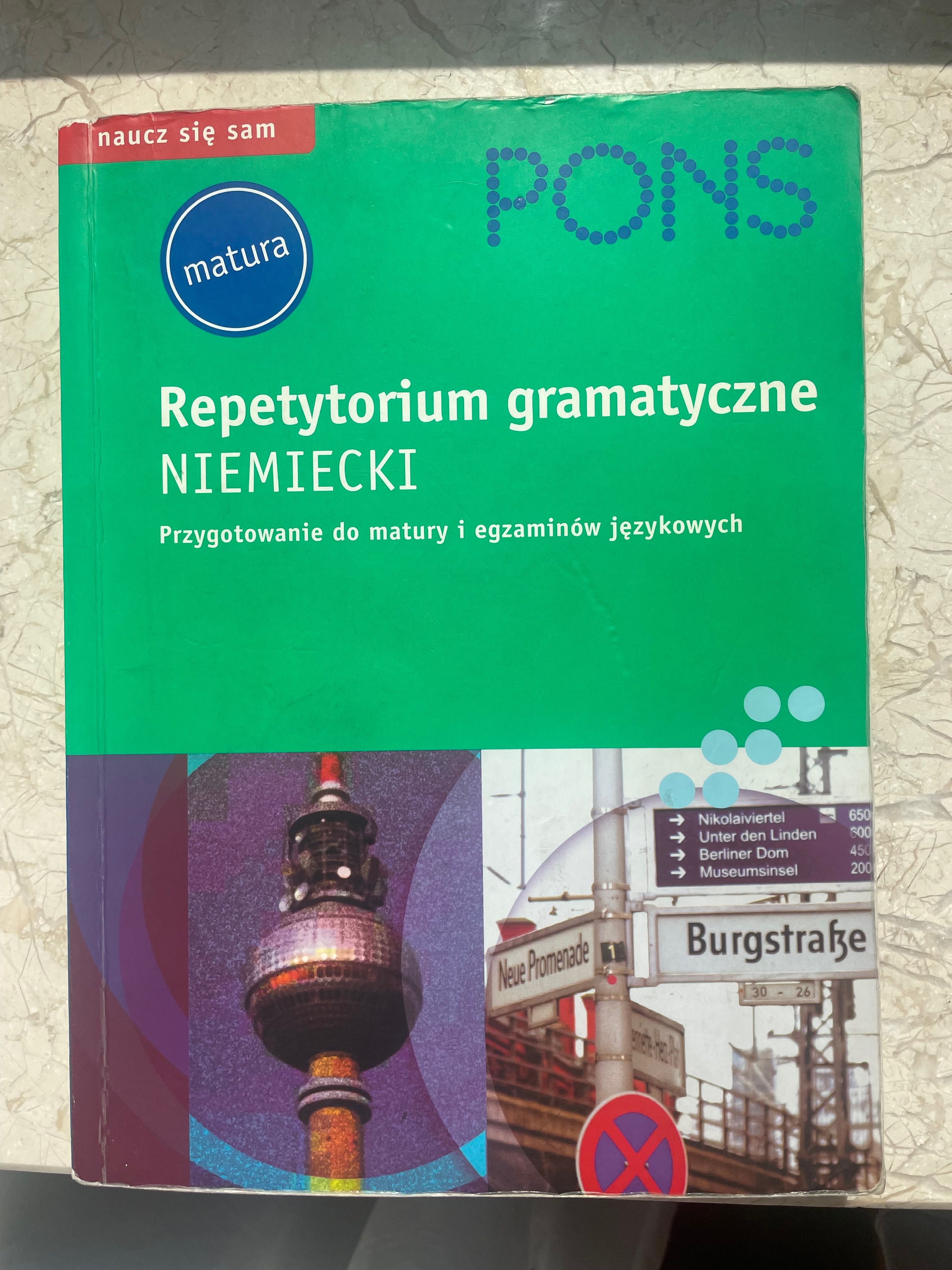 PONS. Repetytorium gramatyczne. Język niemiecki matura