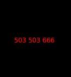 złoty numer 503_503_666