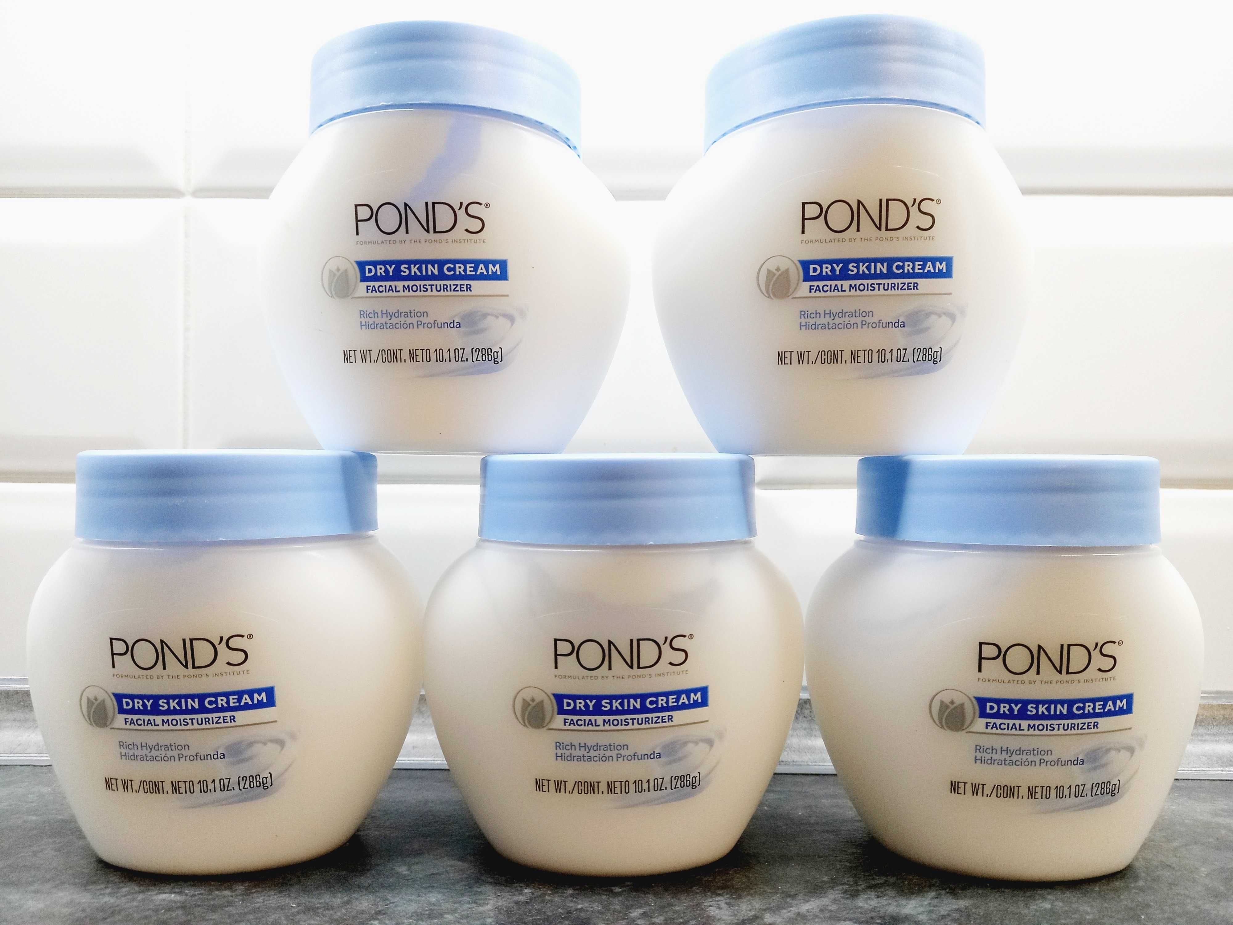 Ponds, Dry Skin Cream (286г), крем для сухой кожи, крем для лица