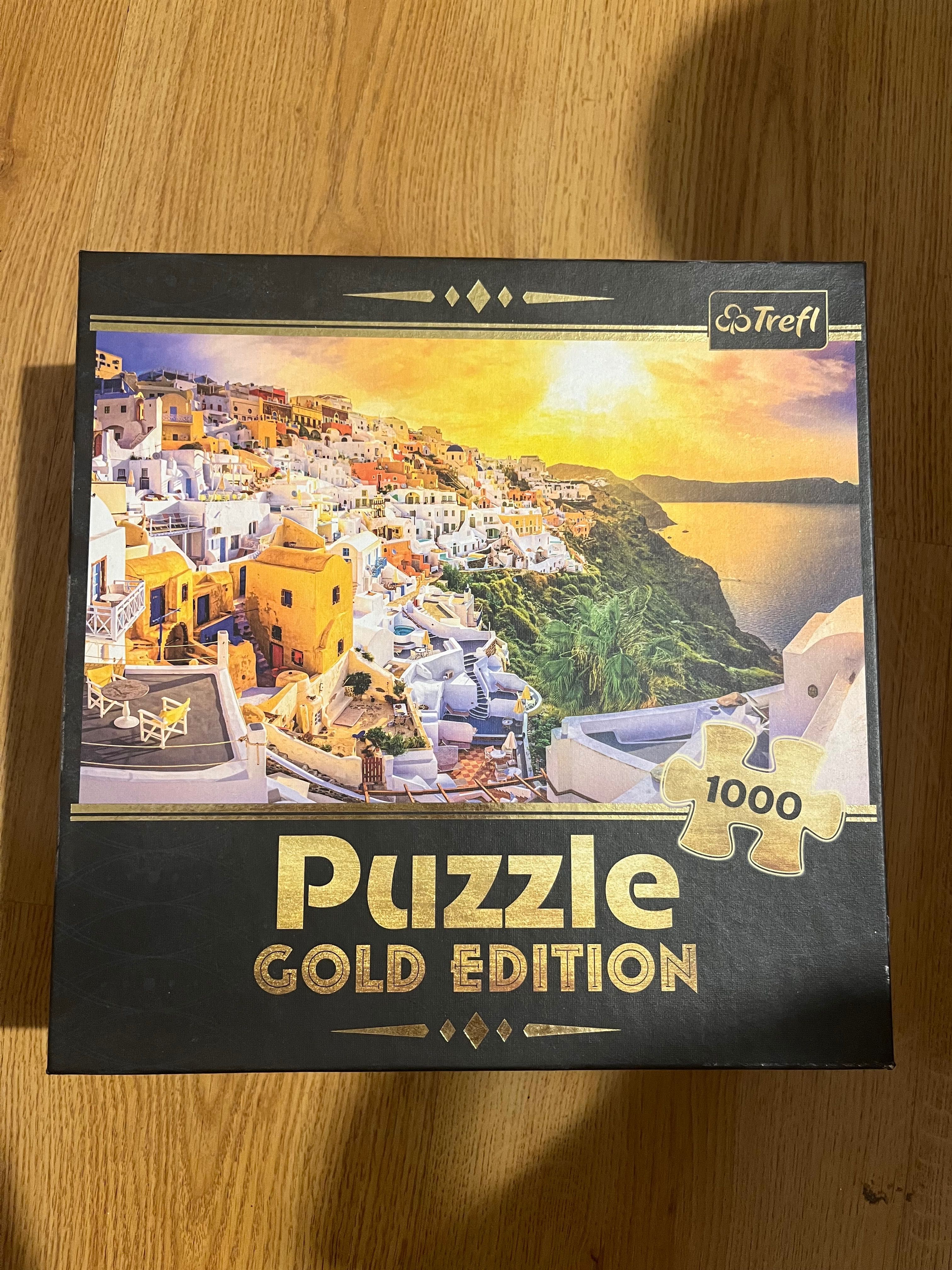 Trefl Puzzle 1000 elementów,  Santorini Gold Edition