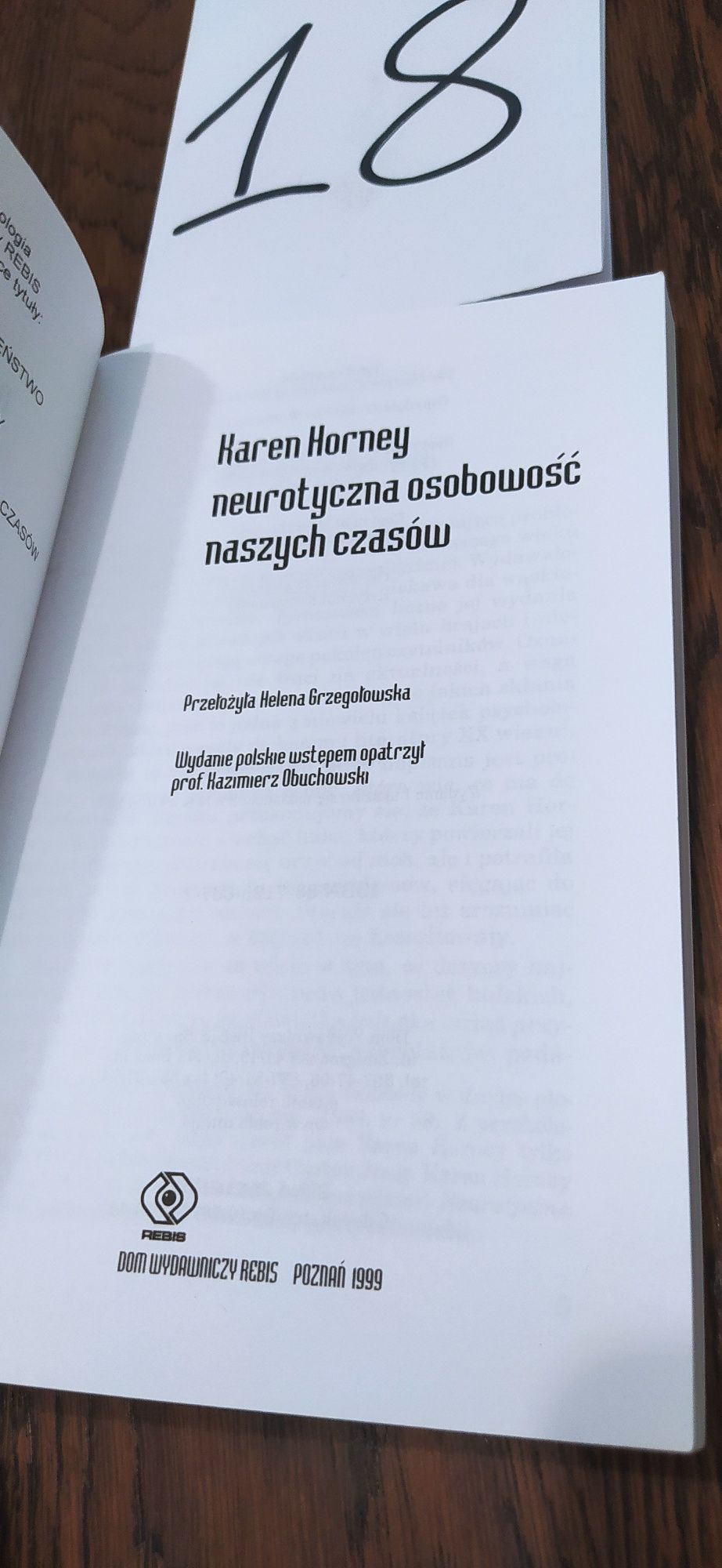 Neurotyczna osobowość naszych czasów Karen Horney