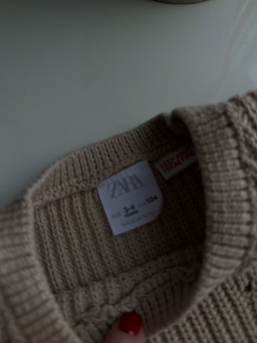 Кофта zara 3-4 р