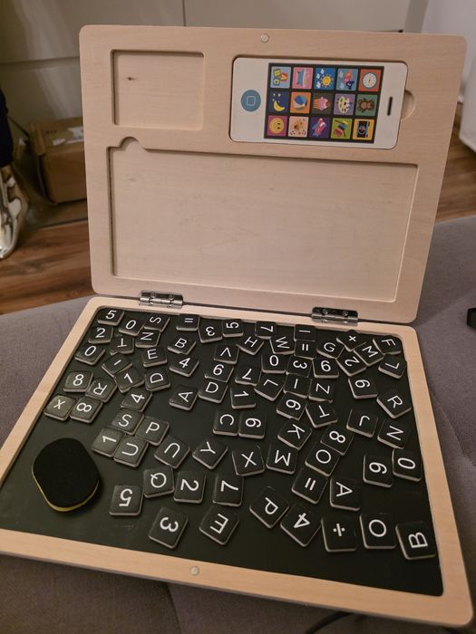 Drewniany laptop dla dzieci Small Foot