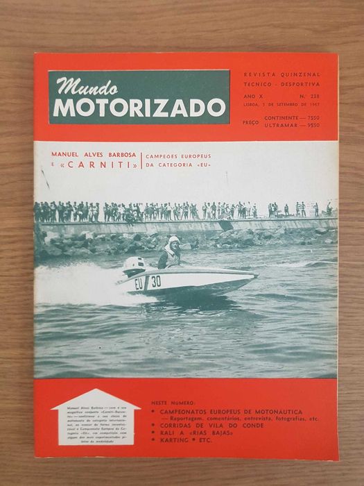 Revista Mundo Motorizado Nº238 (Ano:1967)