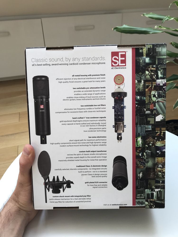 Elektronics sE2200 Mikrofon pojemnościowy studyjny