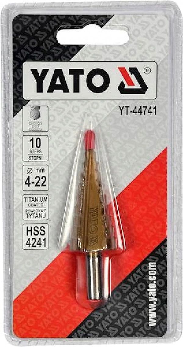 Wiertło Stopniowe 4-22Mm Hss 4241 Yt-44741 Yato #