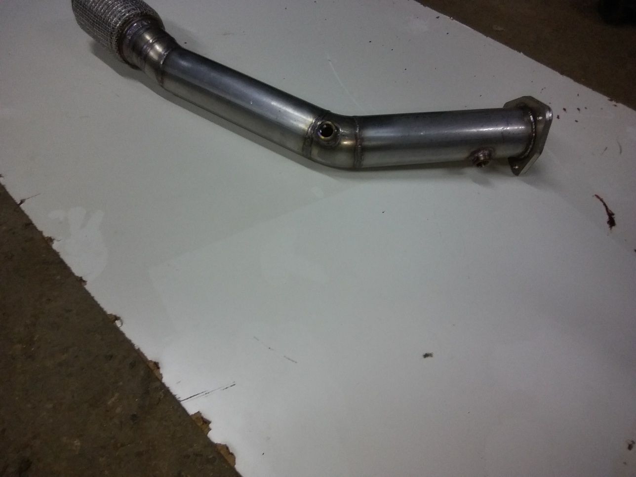 Long dp downpipe wydech  a4 b6 b7 1.8t