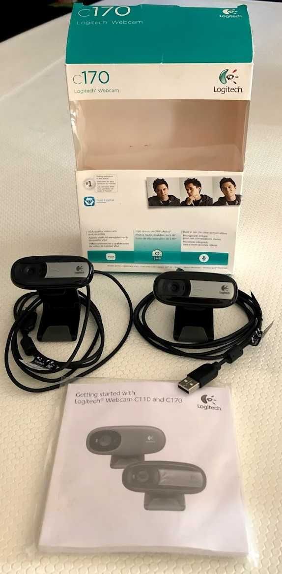 2x webcams Logitech C170 como novas